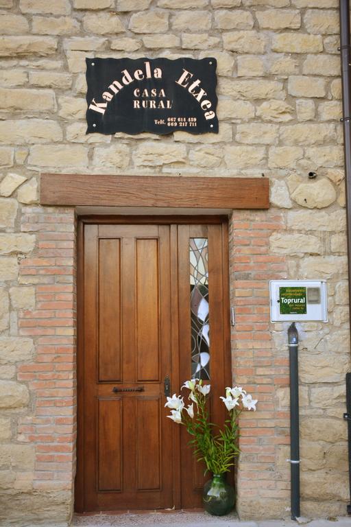 Casa Rural Kandela Etxea Lapuebla de Labarca Exterior foto