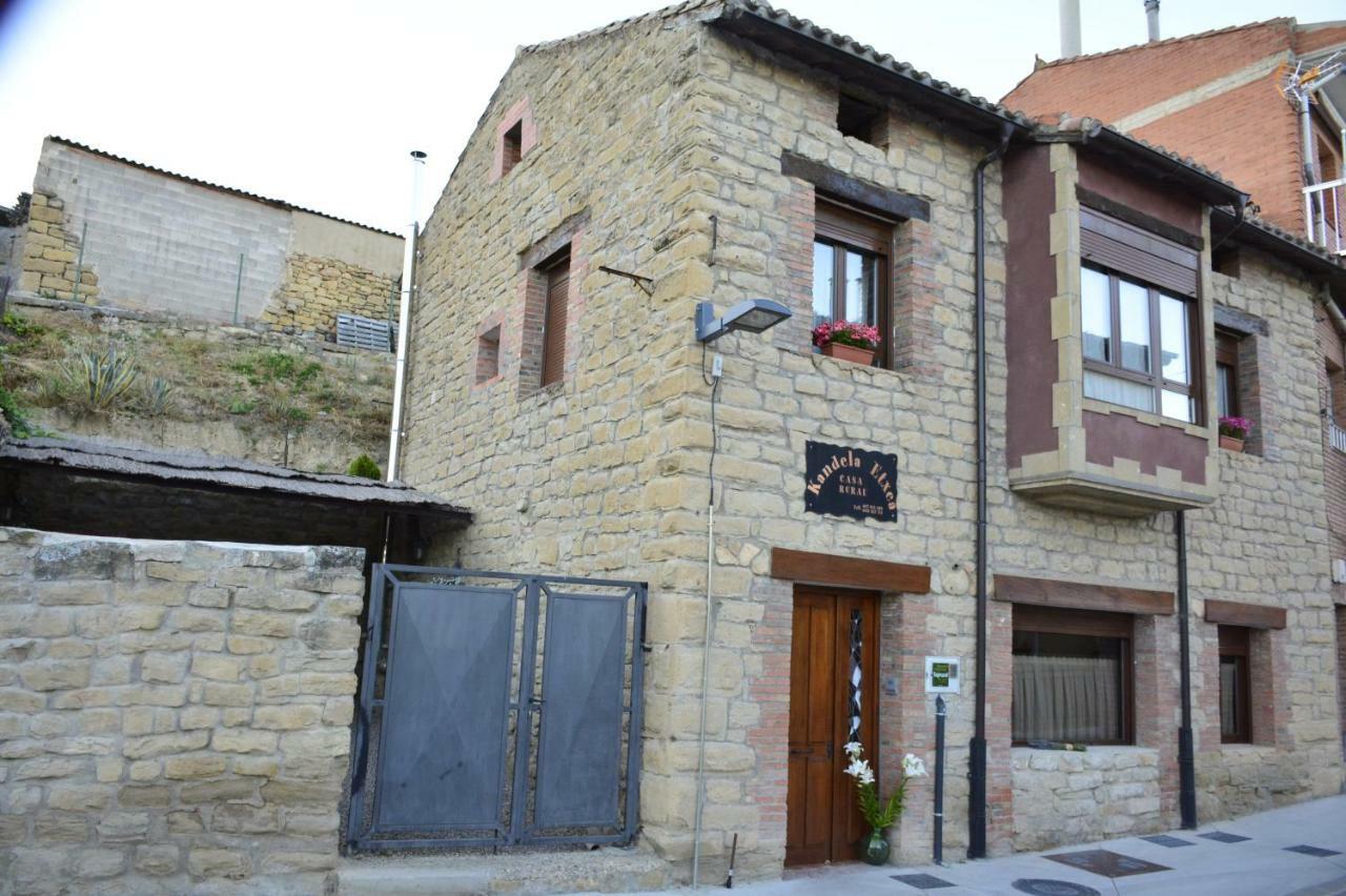 Casa Rural Kandela Etxea Lapuebla de Labarca Exterior foto